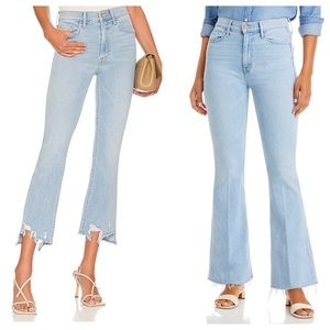MOTHER Light Blue Flare Jeans